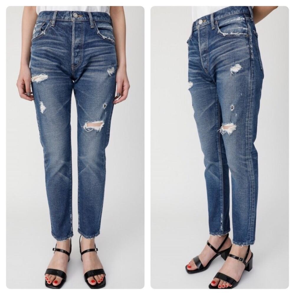 MOUSSY Vintage Japan MVS Shell Taper High Rise Distressed